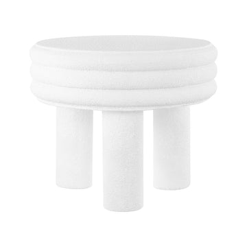 Rashida 13.5" Contemporary Minimalist Curvy Low Accent Table